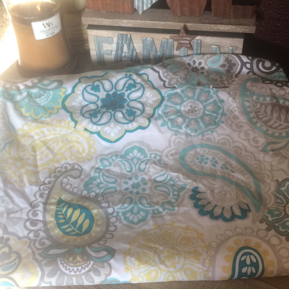 Medallion shower curtain
